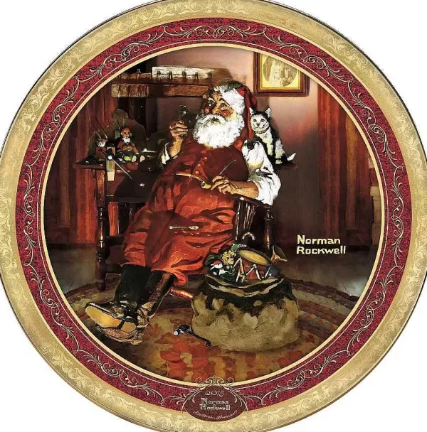 Bradford Exchange Norman Rockwell When Winter Comes 0106691016^North Pole Cheap