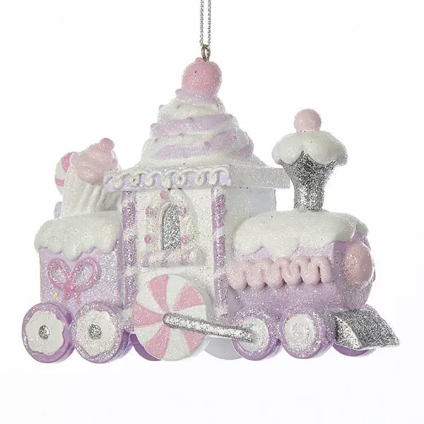 C7911 Sugar Plum Glittered Candy And Cupcake Train Ornament Kurt S.Adler New York^Kurt Adler Online