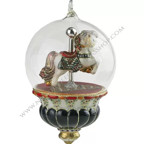 Carousel Horse Komozja Family Mostowski - Glass Bauble Handmade In Poland^Komozja Famiily Hot