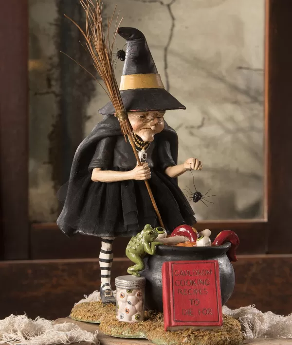 Cauldron Cooking Witch^Bethany Lowe Cheap