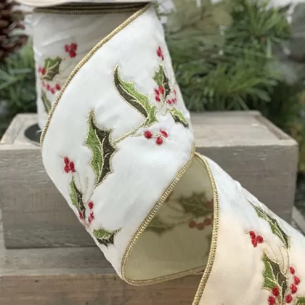 D. Stevens Holly Embroidery Ribbon^DStevens Best Sale