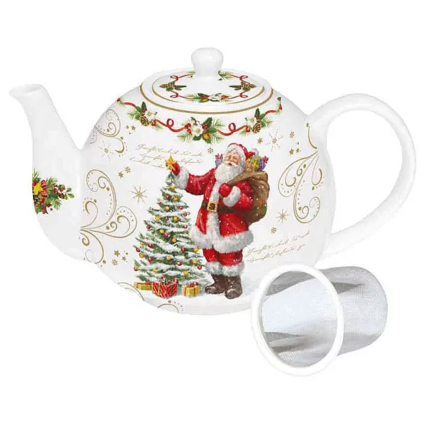 Tableware Porcelain 1Lt Teapot With Infuser^Easy Life Shop