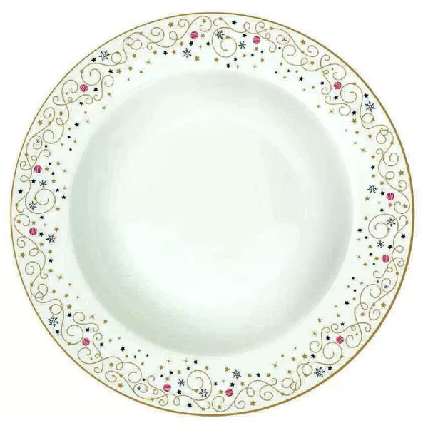 Tableware Porcelain Soup Plate 21,5 Cm^Easy Life Shop