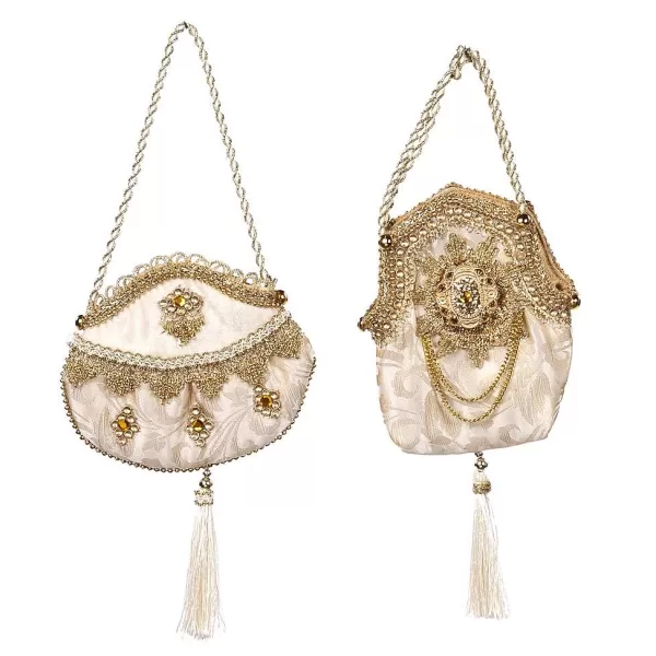 Fabric Tassel Lady Bag 2 Assorted Br 32414^Goodwill Fashion