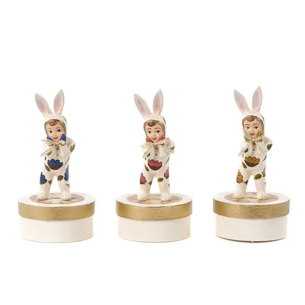 Flower Bunny Kid Box 3 Assorted B 96406^Goodwill Outlet