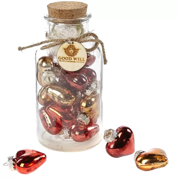 Glass Antique Heart Ornament In Bottle Mc 18130^Goodwill Cheap