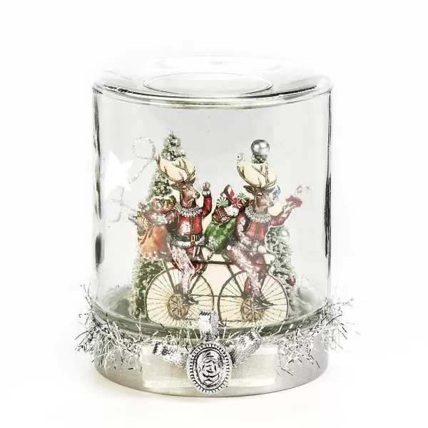 Glass Cycling Deer In Jar Y 28203^Goodwill Best Sale