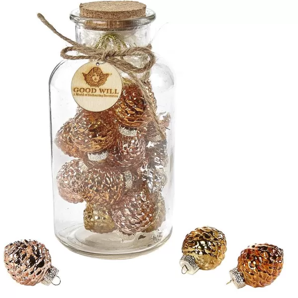 Glass Pinecone Ornament In Bottle Mc 18135^Goodwill Store