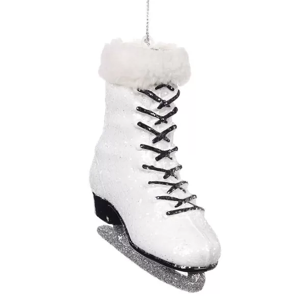 Glitter Furry Ice Skate Ornament Pl 52063^Goodwill Cheap