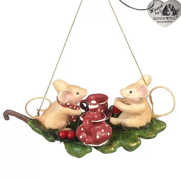Goodill Belgium 2020 B 93156 Woodland Tea Party Mice On Leaf^Goodwill Store