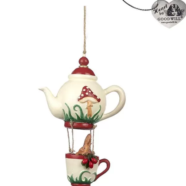 Goodill Belgium 2020 B 93157 Tea Party Mice Hot Air Balloon White^Goodwill Outlet