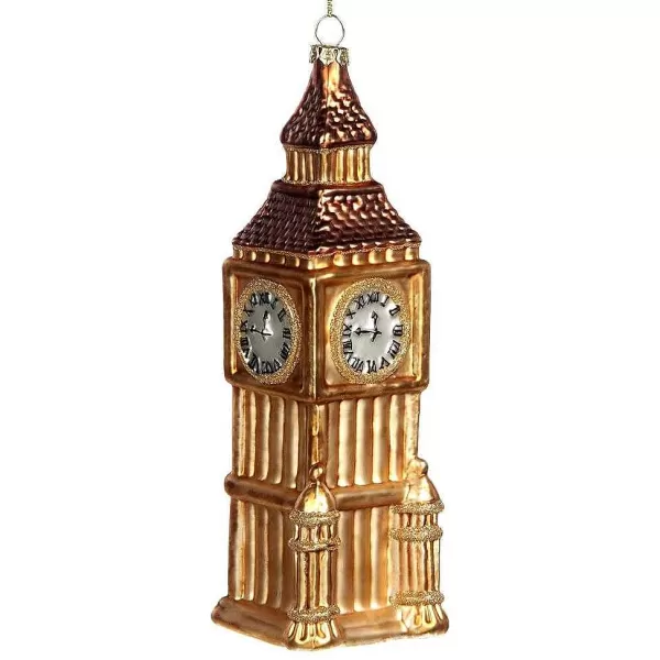 Belgium Glass Ben Big Clock Tower Ornament C 16025^Goodwill Best