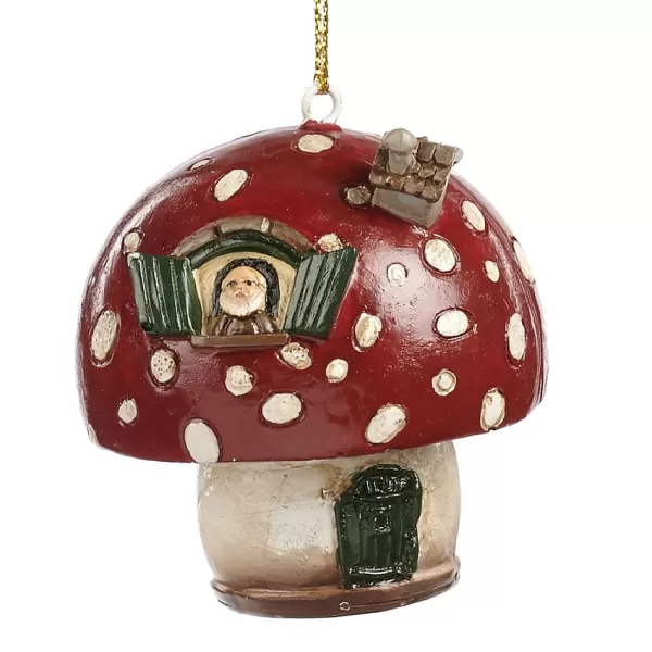 Belgium Mc 36469 Mushroom House Ornament^Goodwill Best