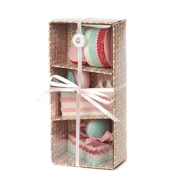 Belgium Tr 23031 Cake Pie Ornament 3 Assorted^Goodwill Hot