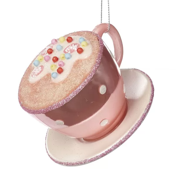 Belgium Ya 92331 Glass Cofee Cup Mug With Sprinkles^Goodwill Discount