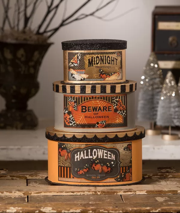 Halloween Moth Boxes S3 Tl2353 ^Bethany Lowe Clearance