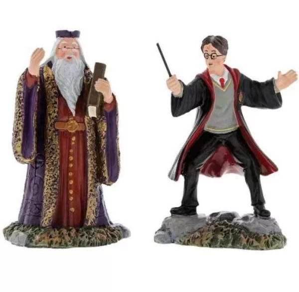 Harry And The Headmaster Figurine 6002314 Harry Potter Village^Department56 Outlet