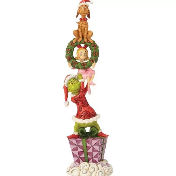 6002066 Stacked Grinch Characters Figurine^Jim Shore New