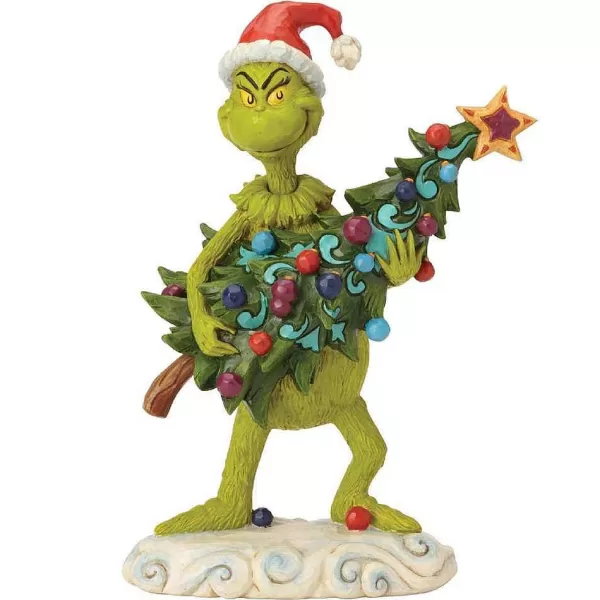 6002067 Grinch Stealing Tree Figurine^Jim Shore New