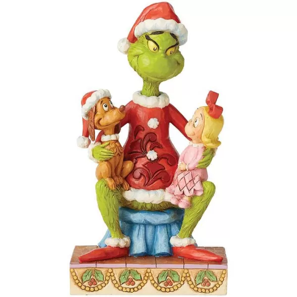 6004064 Grinch W/Cindy And Max^Jim Shore Flash Sale