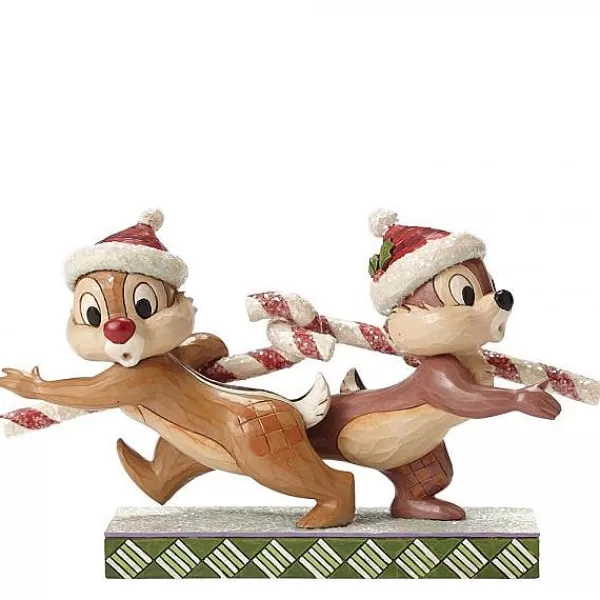 Candy Cane Caper Chip And Dale Figurine 4051975^Jim Shore Flash Sale