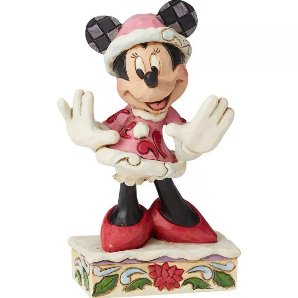 Festive Fashionista (Minnie Mouse Christmas Figurine) 6002843^Jim Shore Online