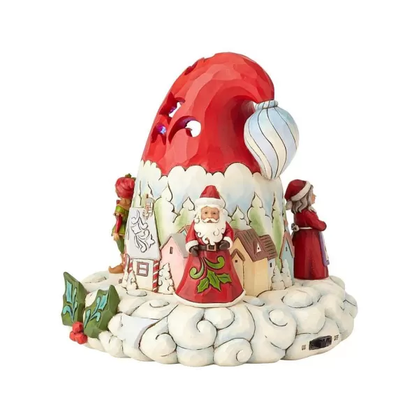 Hats Off To Christmas Magic (Lighted Santa Hat) 4060107^Jim Shore Shop