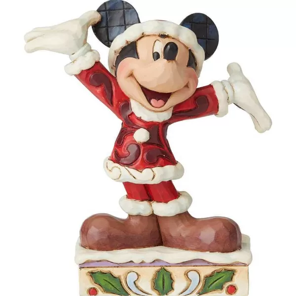 Tis A Splendid Season (Mickey Mouse Figurine) 6002842^Jim Shore Sale