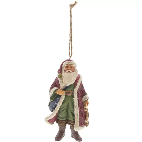 Victorian Santa With Satchel (Hanging Ornament) 6001432^Jim Shore Clearance