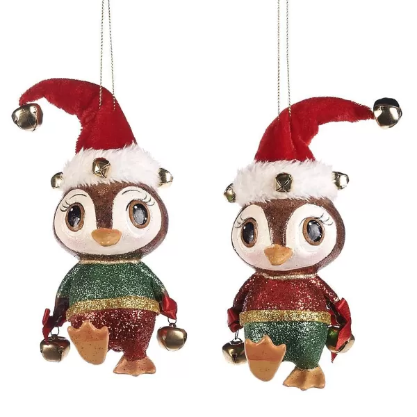 Jingle Penguin Ornament 2 Assorted B 97450^Goodwill Hot