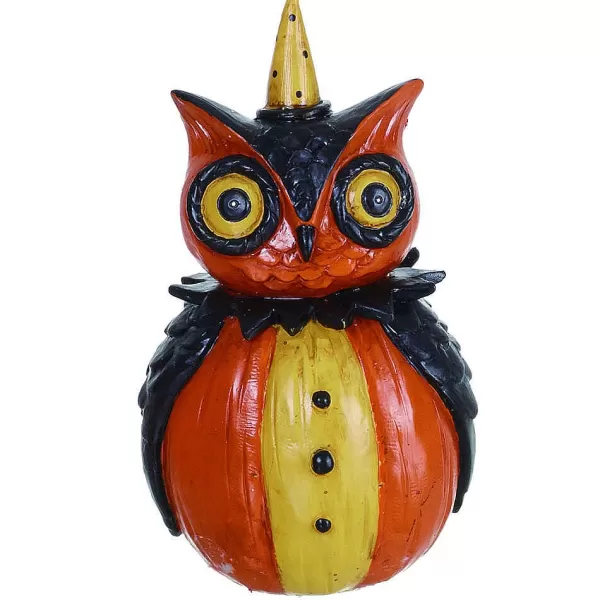 Halloween Transpac Res Pumpkin Peeps Owl J7279^Johanna Parker Fashion