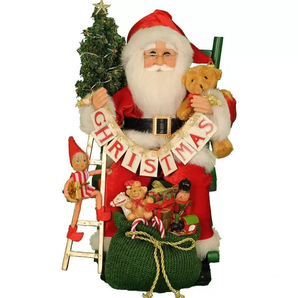 Originals Lighted Christmas Eve Santa Cc16-169^Karen Didion Shop