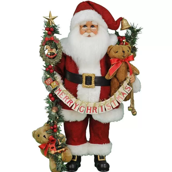 Originals Lt. Musical Christmas Santa Cc18-38^Karen Didion Flash Sale