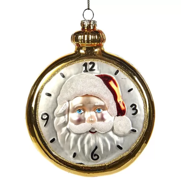 Katherine'S Collection Glass Santa Pocket Watch Ornament Kc C 18-749379^Katherine Collection Fashion