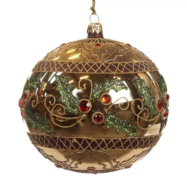 Katherine'S Collection Glass Traditional Holly Ball Gold Kc L 02-731179^Katherine Collection Fashion