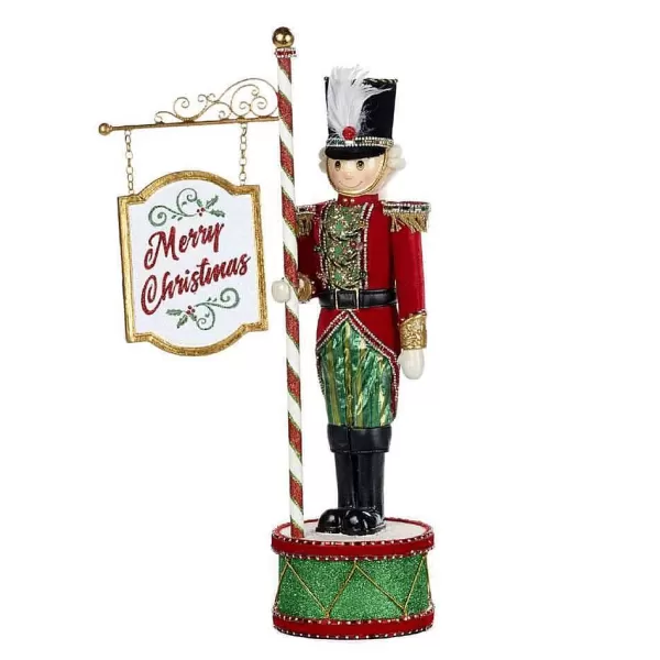 Kc 28-028760 Katherine'S Collection Toyland Nutcracker Sign^Katherine Collection Cheap