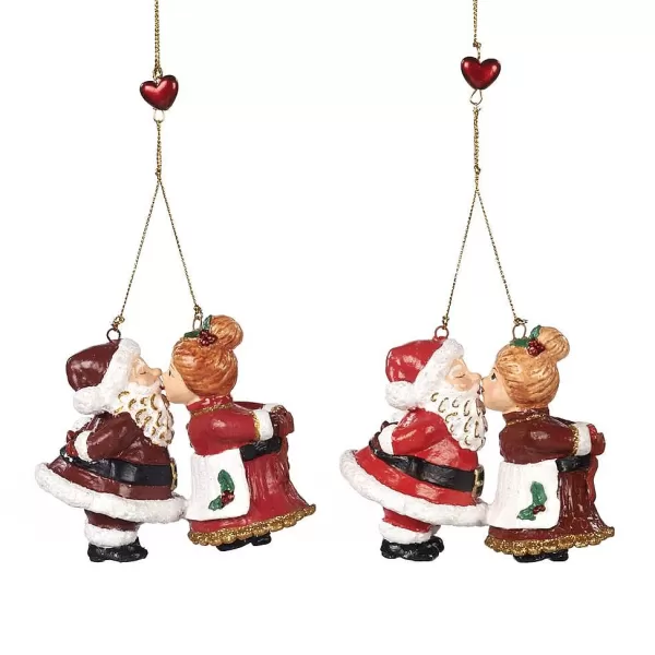 Kissing Mr And Mrs Claus 2 Assorted B 96758^Goodwill Outlet