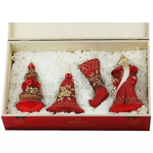 Komozja Family Mostowski Red Ornaments Collection 5103-2^Komozja Famiily Online