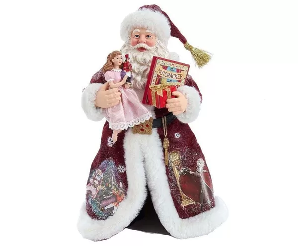 11.5" Fabriche Musical Nutcracker Santa Fa0139^Kurt Adler Discount