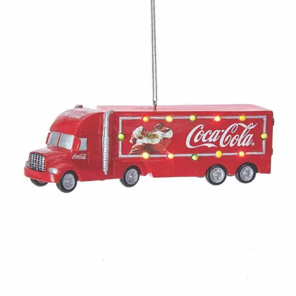 Cc9185 Coke Truck Ornament With Lights^Kurt Adler New