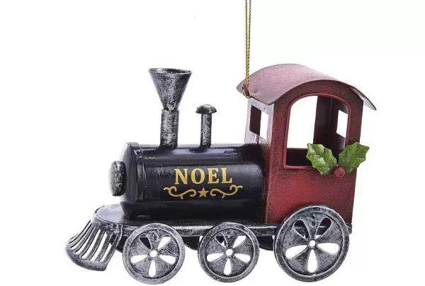 D3663 Metal Locomotive Train Ornament^Kurt Adler Discount