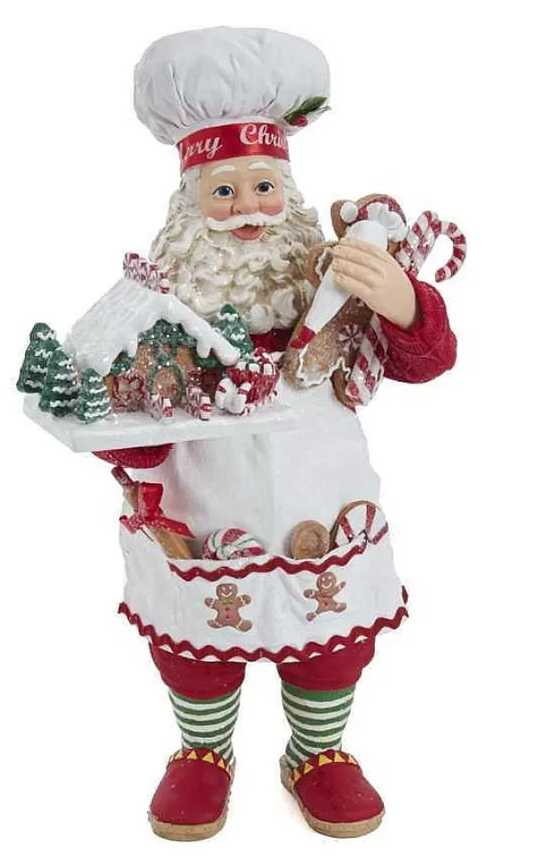 Fa0128 Fabriche Gingerbrd Chef Santa^Kurt Adler Cheap