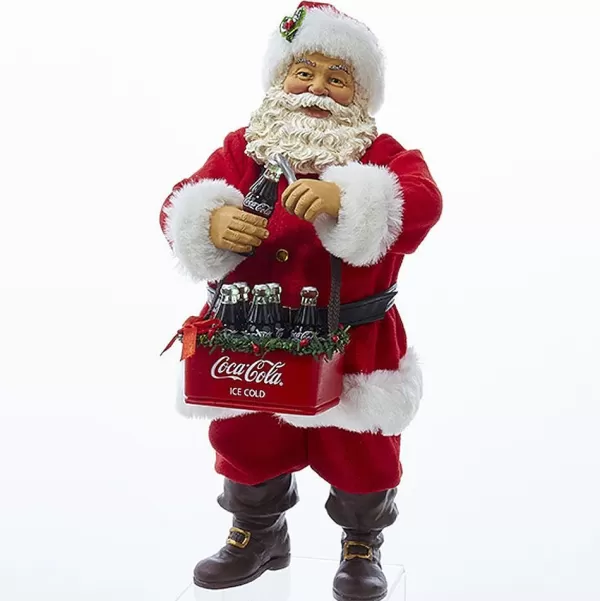 Nyc Cc5161 Fabrich Santa Opening A Coca-Cola^Kurt Adler Shop