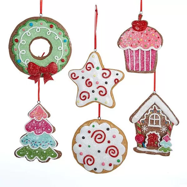 Kurt S. Adler Nyc D1189 Claydough Gingersnap Ornament 6 Assorted^Kurt Adler Cheap