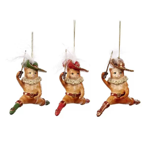 Leaping Musketeer Cat 3 Assorted B 96103^Goodwill Best