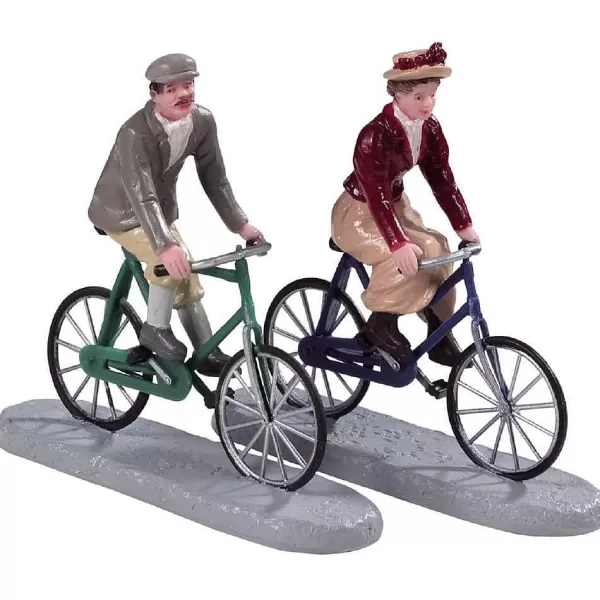 Bike Ride Date Set Of 2 92763 Figurines^Lemax Outlet