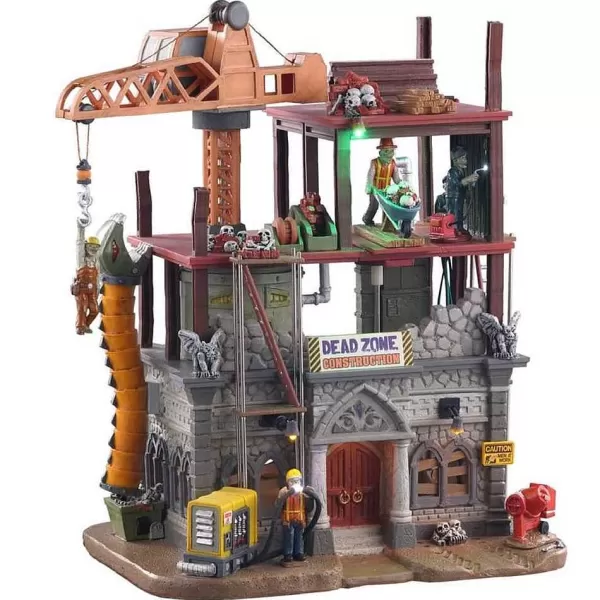 Dead Zone Construction Site 05604 - Spooky Town Halloween Village^Lemax Outlet