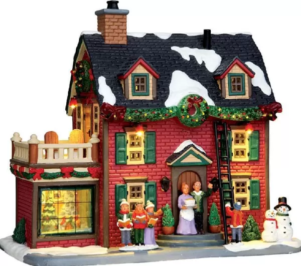 Decorating The New England Hearth, With 4.5V Adaptor 45726 Caddington Village^Lemax Best Sale