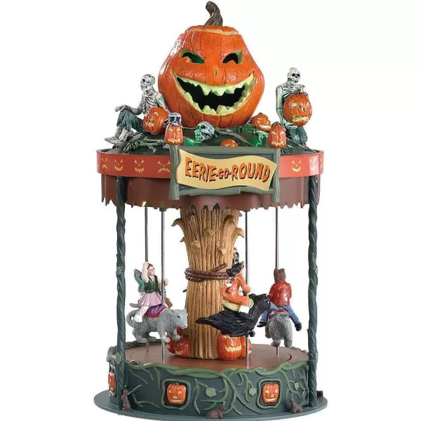 Eerie-Go-Round, B/O (4.5V) 84331 Spooky Town^Lemax Sale