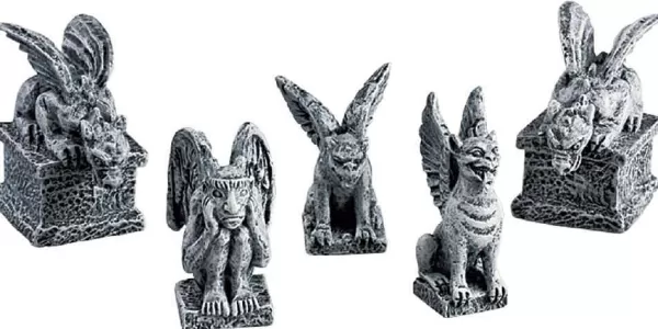 Gargoyles, Set Of 5 52124 Spooky Town^Lemax Best Sale